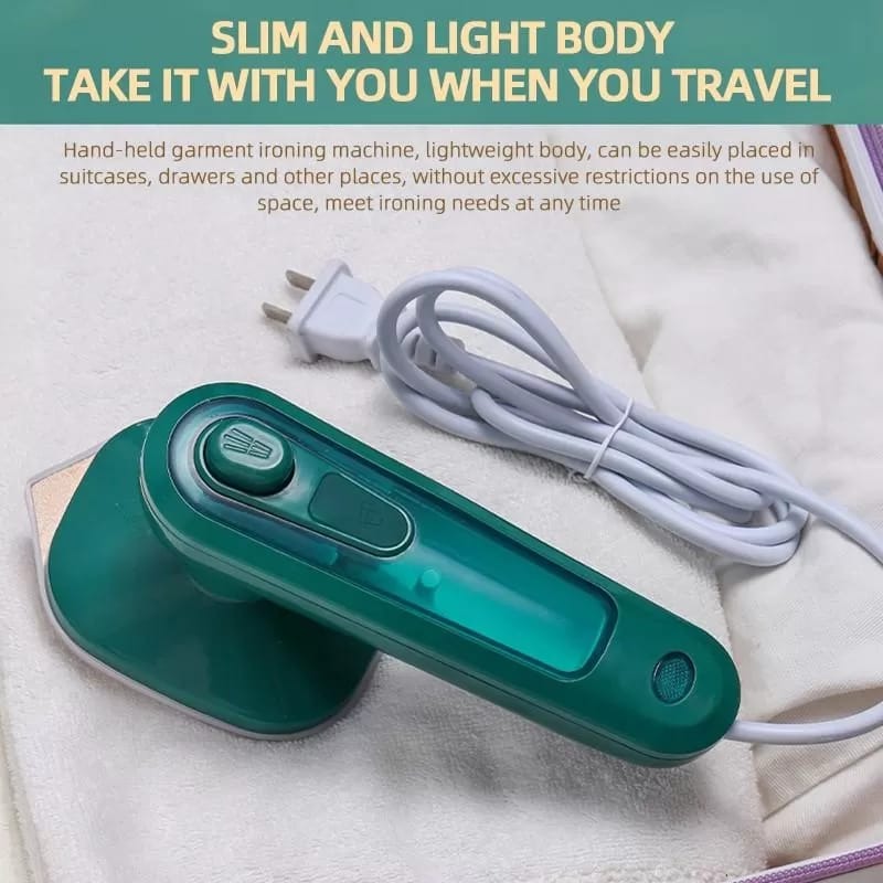 Mini electric iron product box and actual unit