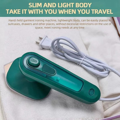 Mini electric iron product box and actual unit