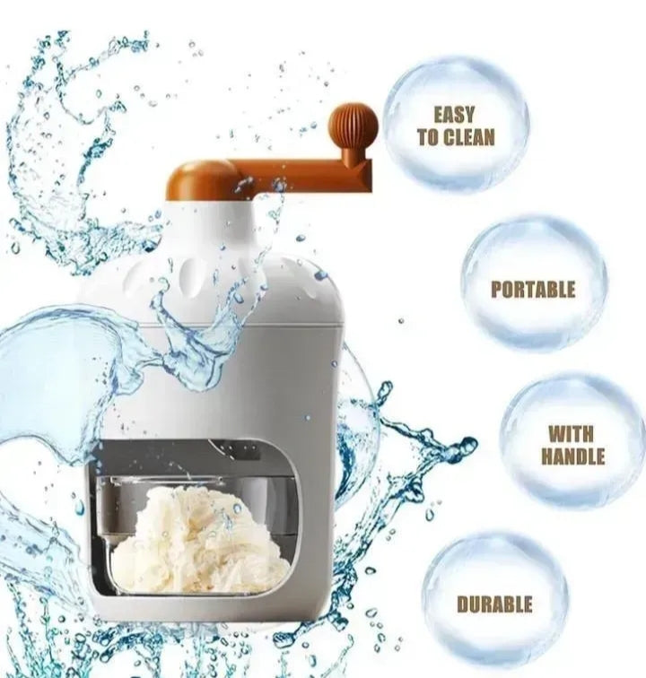 Manual Ice Crushing Shaver Maker Machine – Gola Ganda & Snow Cone Maker
