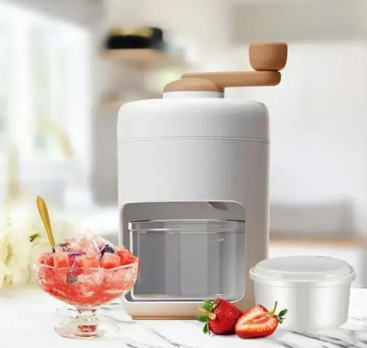 Manual Ice Crushing Shaver Maker Machine – Gola Ganda & Snow Cone Maker